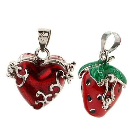2Pcs Enamel Heart Memorial Pet Cremation Urn Keepsake Ashes Casket Pendant 2Pcs Enamel Heart Memorial Pet Cremation Urn Keepsake Ashes Casket Pendant